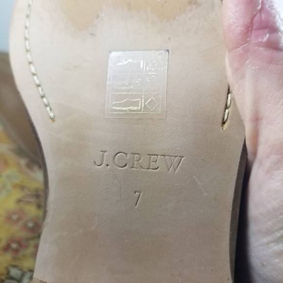 J. CREW Langston khaki suede mid calf boots - Picture 7 of 11